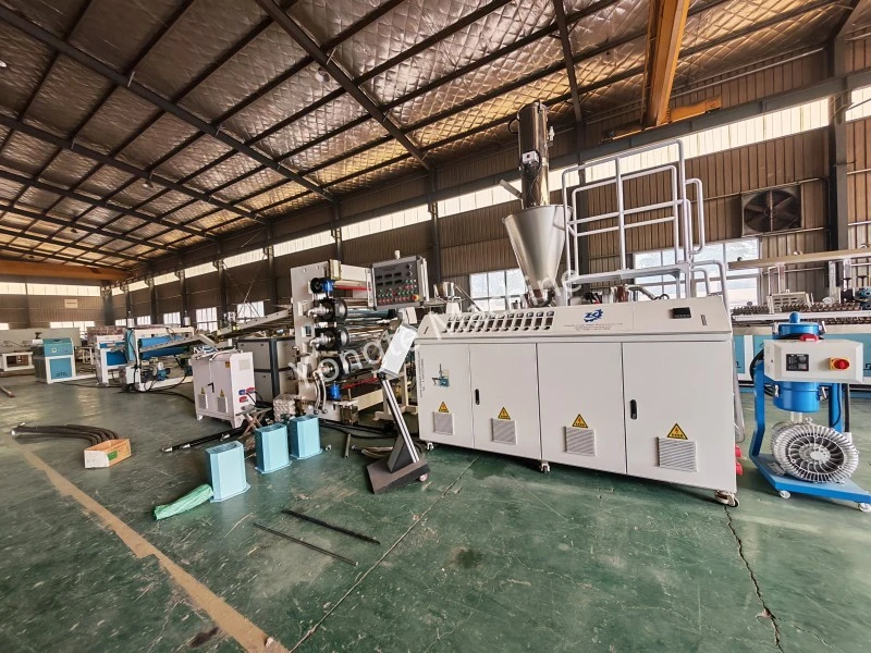 1200mm PVC पातळ शीट एक्सट्रूजन लाइन