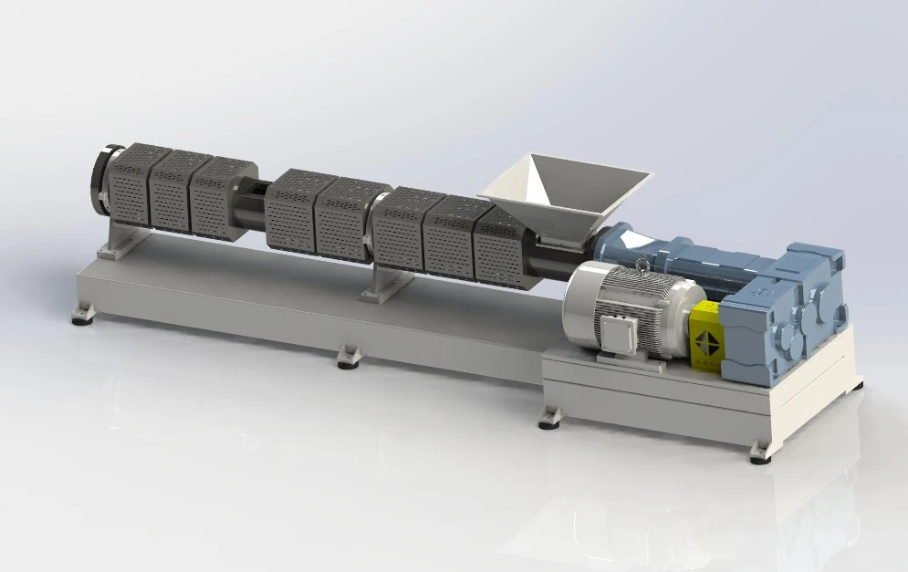 आफ्रिका ग्राहकांसाठी डबल स्क्रू प्लास्टिक रीसायकलिंग एक्सट्रूडर ऑर्डर