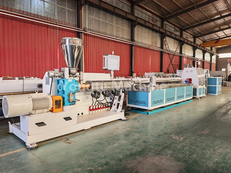 सोकर सिंचन ठिबक नळी बनवण्याचे यंत्र